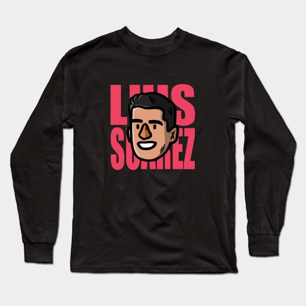 Luis Suarez - Inter Miami Long Sleeve T-Shirt by La Bemol